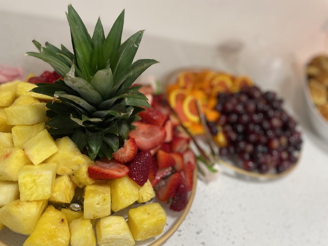Fruit presentation by Chef Cheez